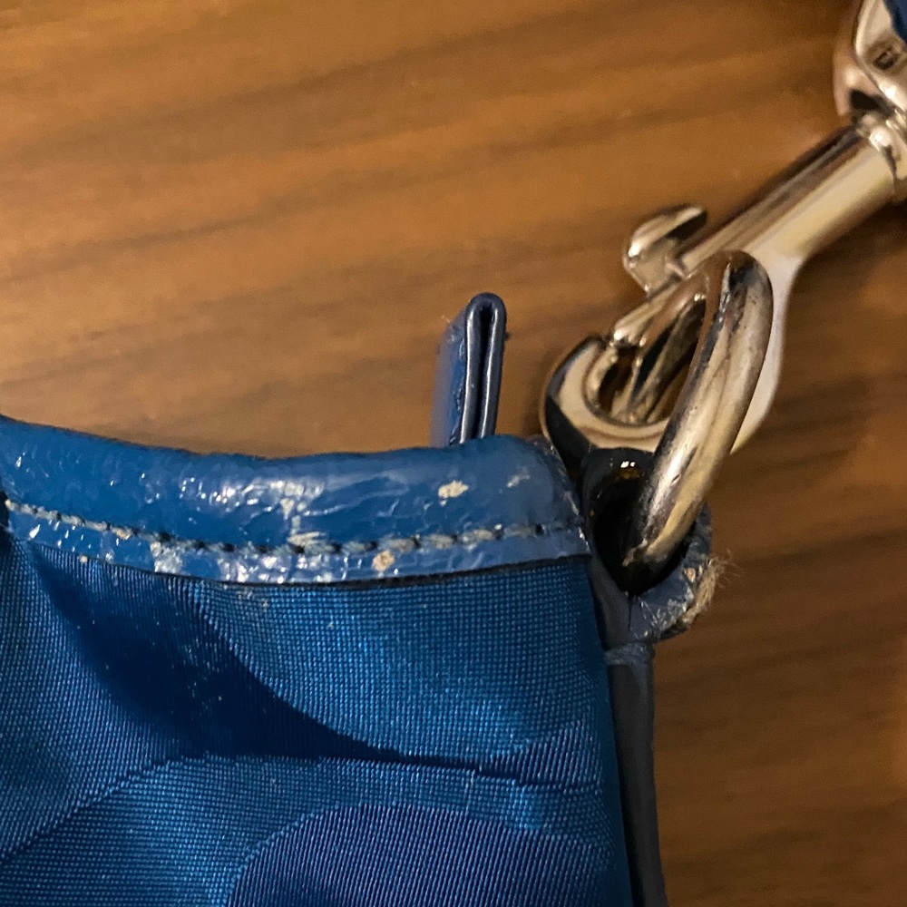 Coach Teal diaper bag - Picture 8 of 8